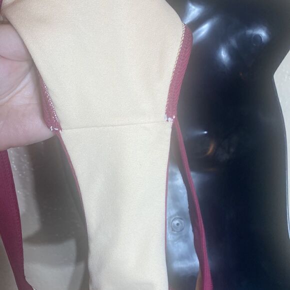 L.A. hearts small bikini bottom maroon ribbed - Picture 6 of 6